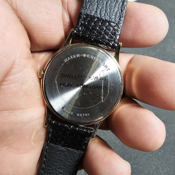 Wittnauer H & R BLOCK 10 YEARS Service Award Quartz Watch Gold Tone Working show - Picture 4 of 9